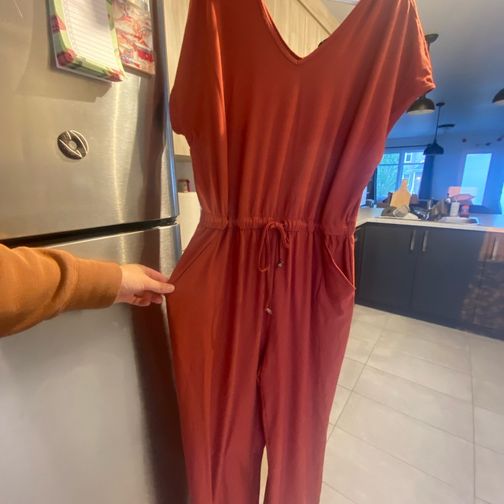 Sara Terracotta Jumpsuit